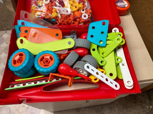 Meccano multi coloured set - meccano,