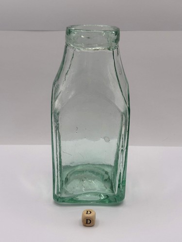 Old aqua glass - , pickle