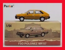SEP 2025 Perka 1/64 FSO POLONEZ MR'87 Yellow Diecast Model Car