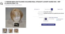 Light Blonde Coloured Real