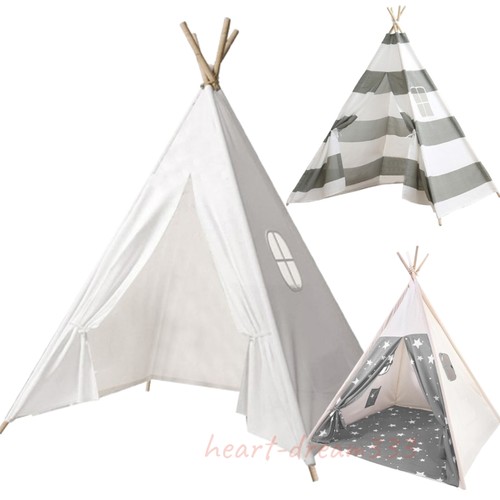 Large canvas kids teepee star - canvas,