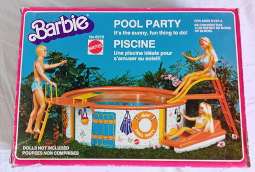 Barbie pool party swimming - party,