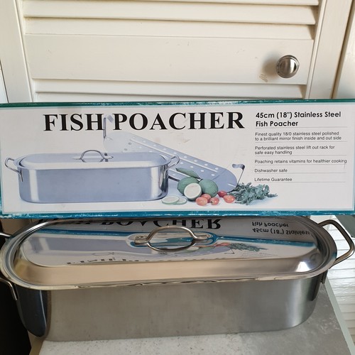 45cm stainless steel fish - steel,