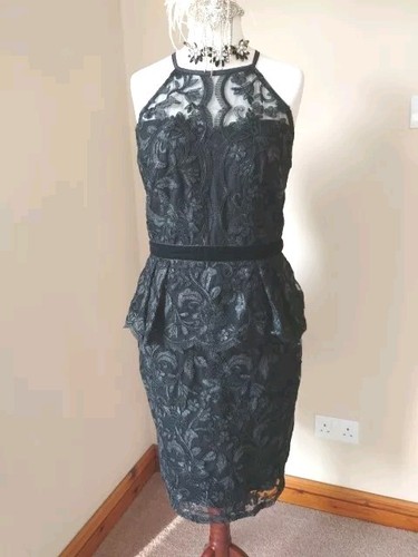 Lipsy vip lace sequin black - lipsy,