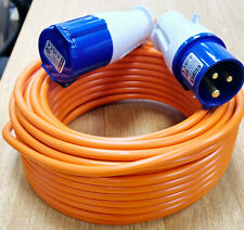 25M CARAVAN MAINS HOOK UP CABLE EXTENSION LEAD motorhome camping boat