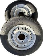 2x 165R13C 96/94N trailer Wheels tyres 4 Stud 5.5" PCD 95.5mm Centre