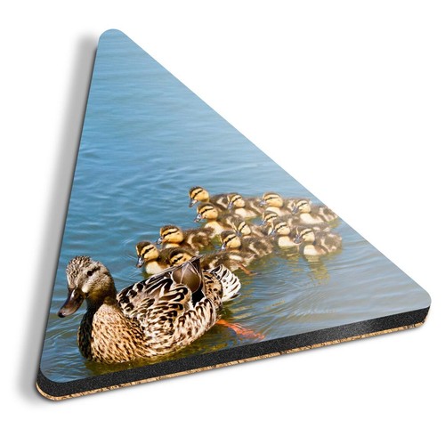 Triangle mdf coaster mallard - triangle,