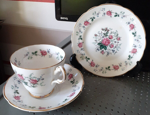 Vintage bone china - trio, cup