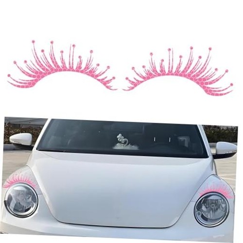 2pcs car headlight - headlight, eyelashes