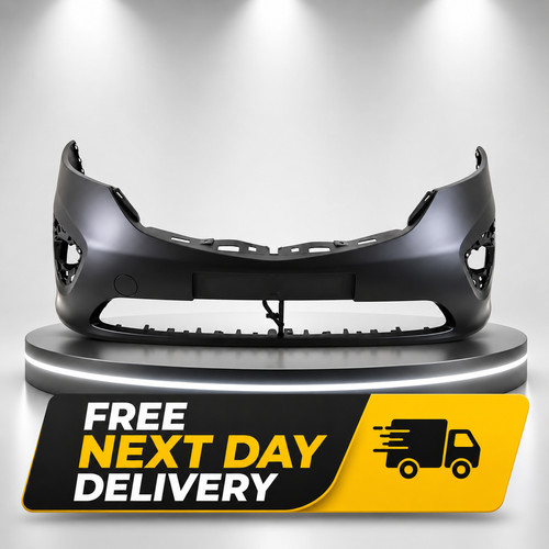 Front bumper black vauxhall - black,