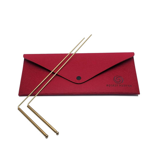 Brass dowsing rods 2pcs - rods,