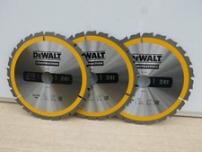 DeWALT DT1952 216mm x 30mm bore 24t tct mitre saw blade dws774 dws701 dw707 x 3