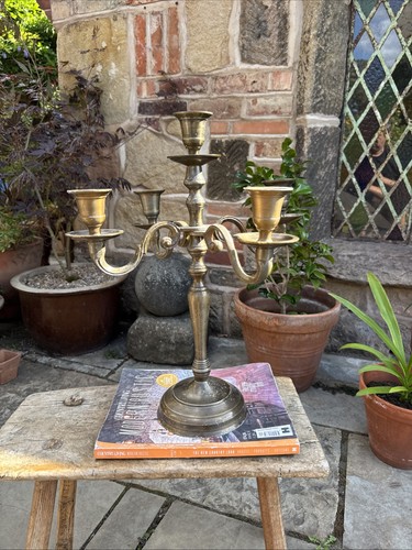 Metal candelabra arm table - metal, 5