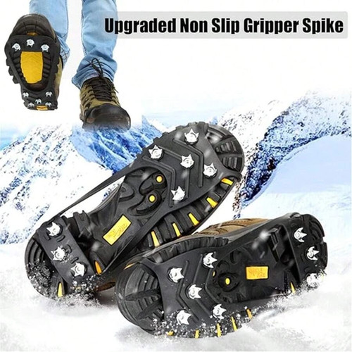Anti slip ice - grippers, shoe