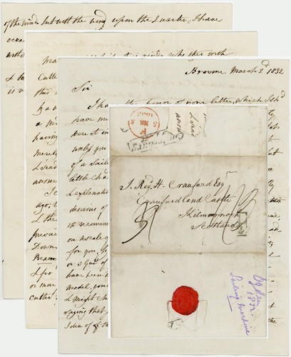 1832 letter henry oxenden - 1832,