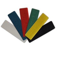 Plastic Window Packers Mixed Size Pack Glazing Glass  Floor Spacers 28mm  x 120