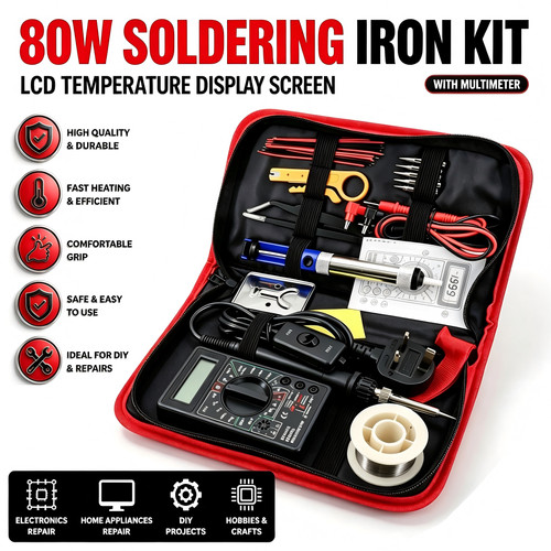 80w soldering iron kit - 80w,