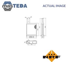 52066 HEATER RADIATOR EXCHANGER LHD ONLY LEFT NRF FOR FIAT DUCATO