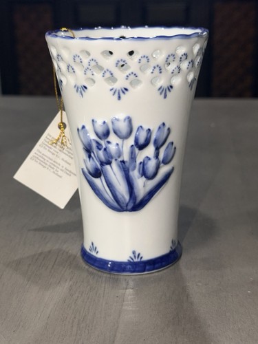 Vtg blue white royal - blue,