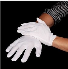  White Short Gloves - Captain
