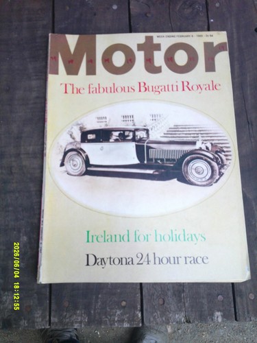 Vintage motor magazine - magazine, 6th