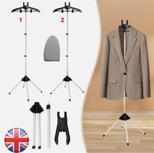 Handheld garment steamer - garment, rack