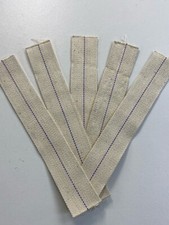 Paraffin Flat Wick 5 Pieces of 10" x 1 5/8" Oil Lamp Heater 254mm x 41mm Cotton