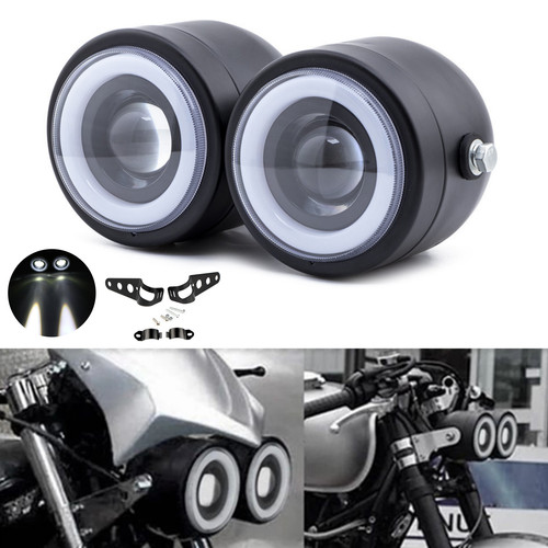 Twin headlight motorcycle - twin,