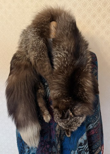 Vintage 1920s whole fox fur - whole,