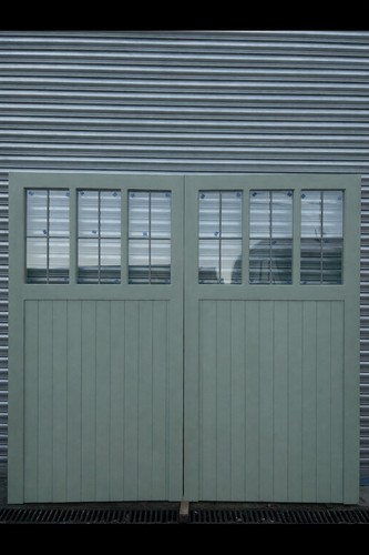 Wooden garage doors bespoke - garage,