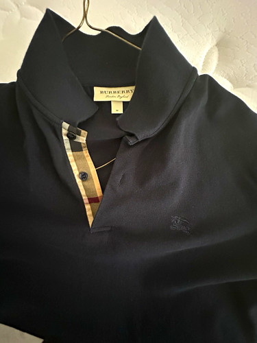 Burberry men navy polo - burberry,