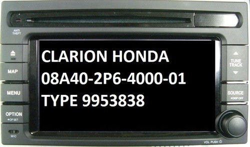 Honda radio navigation - radio, code