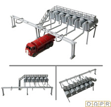 DAPR-N Gauge Railway Scenery Building Kit-Fuel Depot Tanker Filling Station