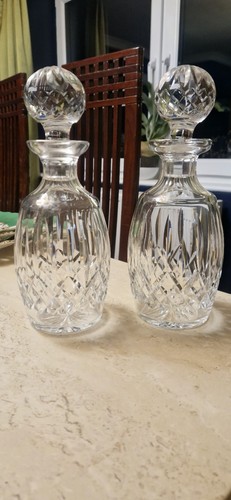 Pair waterford cut crystal - waterford,
