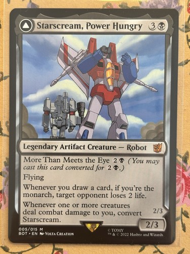 Starscream power hungry mtg - hungry,