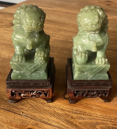 Matching pair chienese jade - pair,