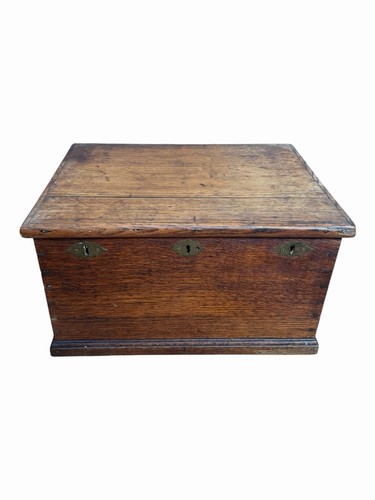 Antique wooden deed bible box - deed,