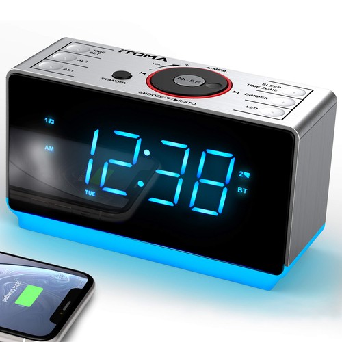 Itoma alarm clock - alarm, radio