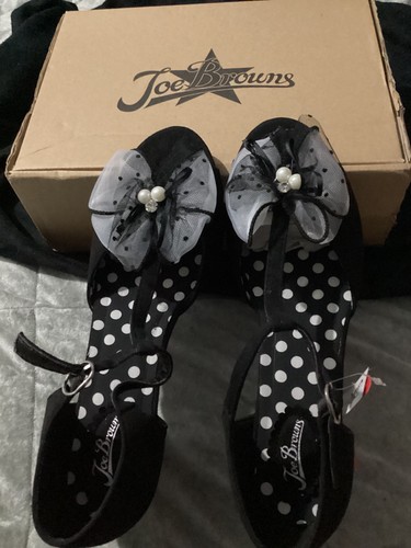 Joe browns black white shoes - browns,