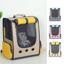 Breathable Cat Carrier Backpack Oxford Pet Carrying Bag  Outdoor