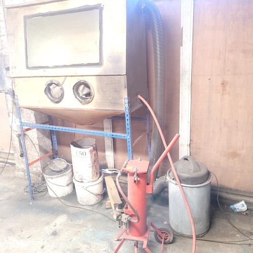 Shot blaster and dust - blaster,