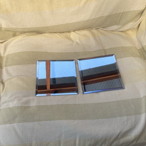 Square bevelled mirror - bevelled,