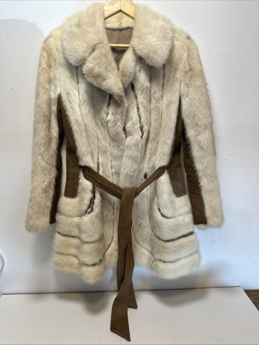 Vintage women fur coat - fur,