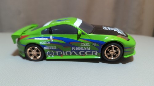 Scalextric c2671 green nissan - scalextric,