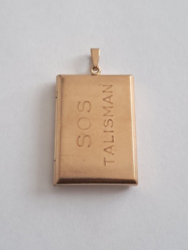 Vintage 9ct gold rectangular - vintage,