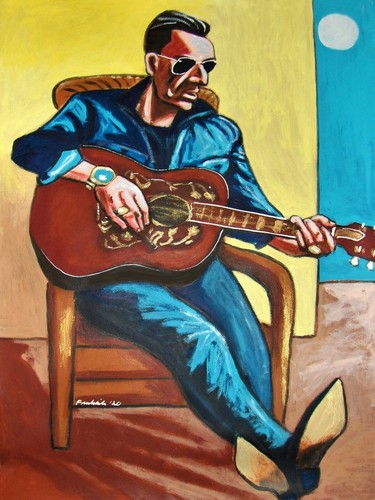 Bruce springsteen painting - bruce,