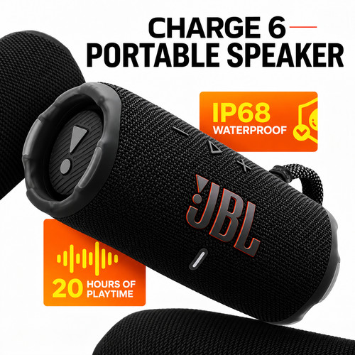 Jbl charge portable - jbl, 6