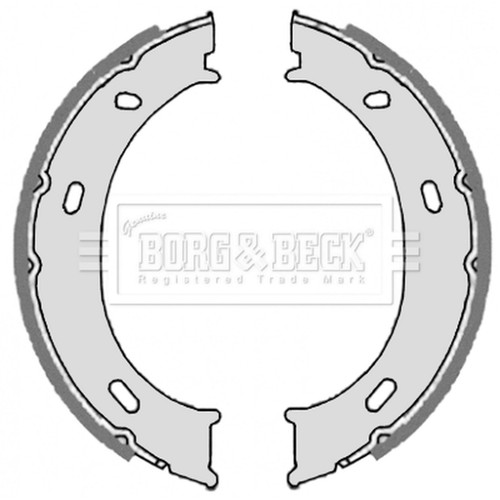 Handbrake brake shoe - brake, for
