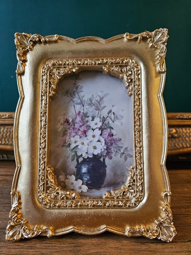 Vintage style ornate gold - style,