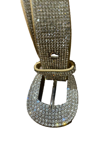 Diamante sparkly buckle - buckle, belt